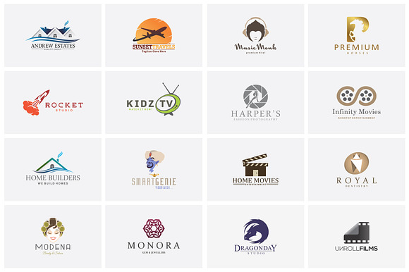 97% OFF - 100 Premium Logo Designs  in Logo Templates - product preview 3