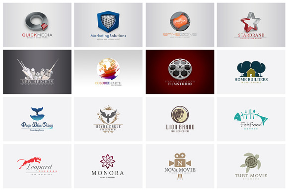 97% OFF - 100 Premium Logo Designs  in Logo Templates - product preview 4