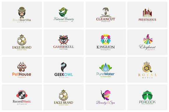 97% OFF - 100 Premium Logo Designs  in Logo Templates - product preview 6