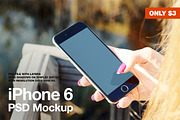 iPhone 6 PSD Mockup
