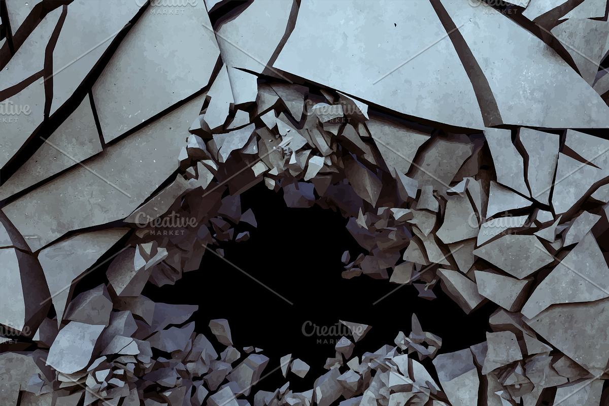 Cracked earth, vector in Textures - product preview 8