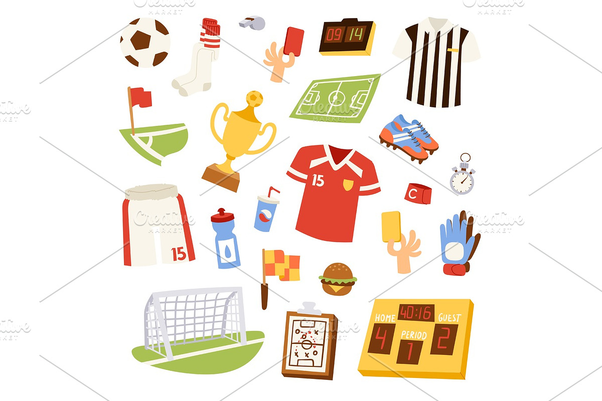 Euro soccer vector illustration. in Illustrations - product preview 8