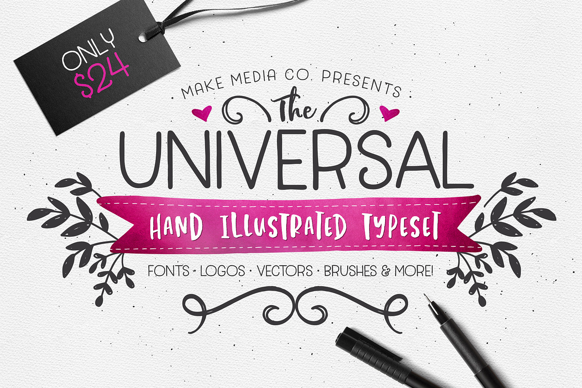 The Hand Illustrated TypeSet in Fonts - product preview 8