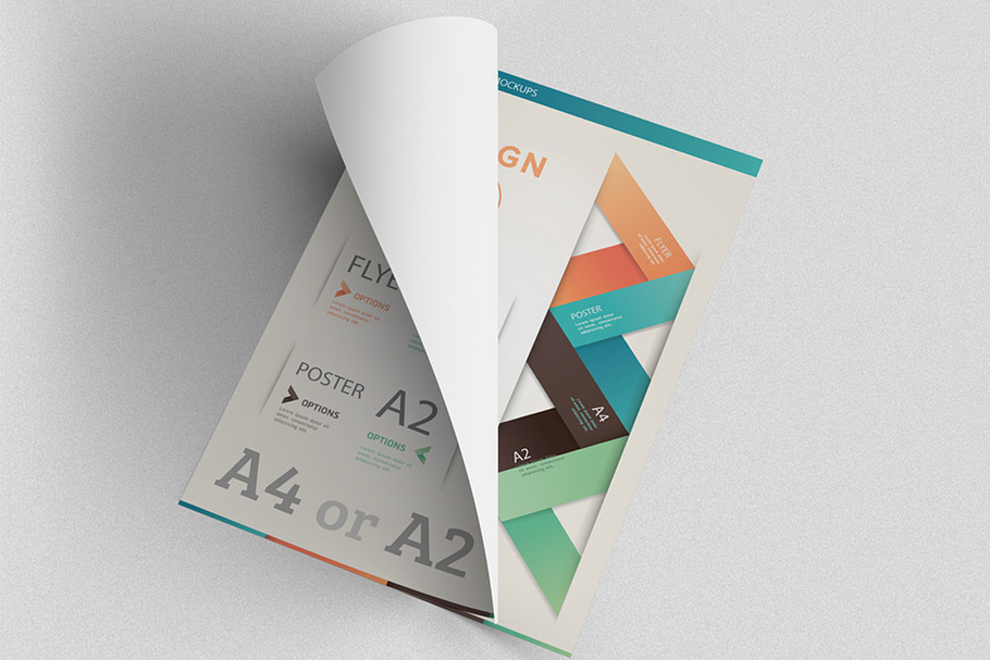 Flyer / Poster Mock-Ups in Print Mockups - product preview 8
