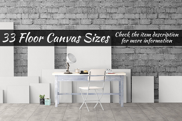 Canvas Mockups Vol 362 in Print Mockups - product preview 3