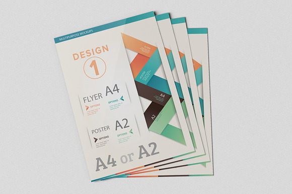 Flyer / Poster Mock-Ups in Print Mockups - product preview 2