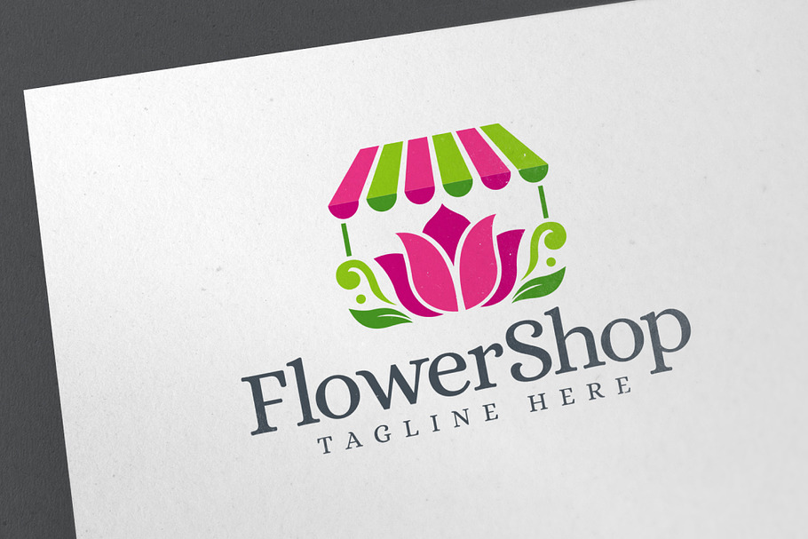 Flower Shop Logo Template