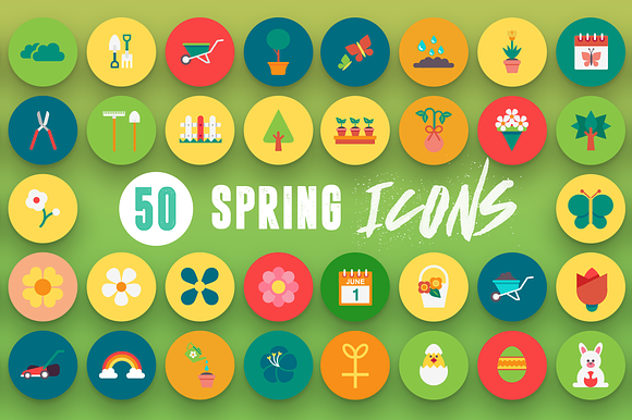 50 Spring Icons Vol.2 in Easter Icons - product preview 4
