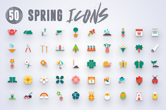 50 Spring Icons Vol.2 in Easter Icons - product preview 5