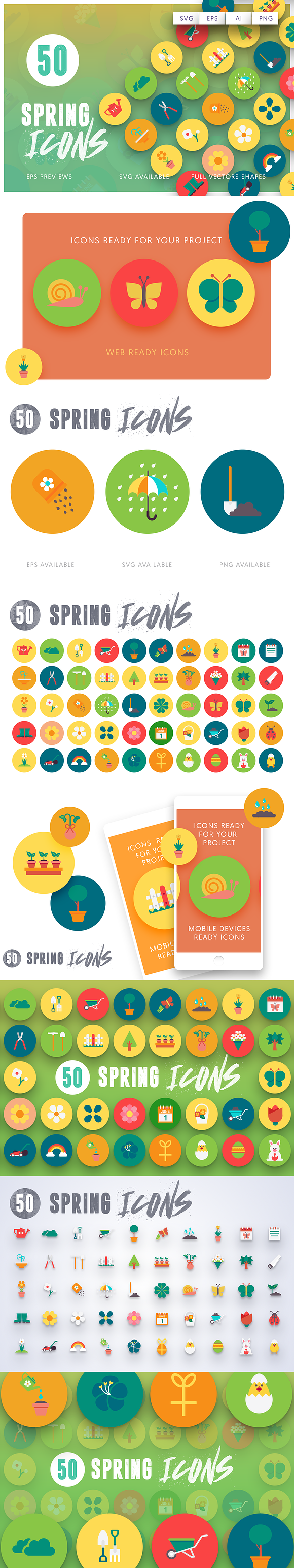 50 Spring Icons Vol.2 in Easter Icons - product preview 7