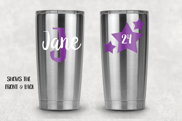 Stainless steel tumbler mockup 20 oz in Product Mockups - product preview 2