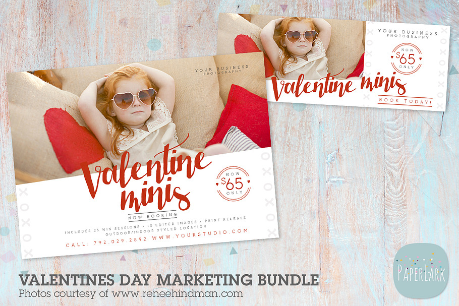 IV014 Valentine Marketing Bundle in Flyer Templates - product preview 8