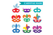 Masquerade mask set