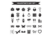 Valentines Day icon set
