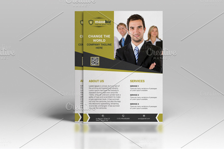 The First Corporate Flyer Template in Flyer Templates - product preview 8