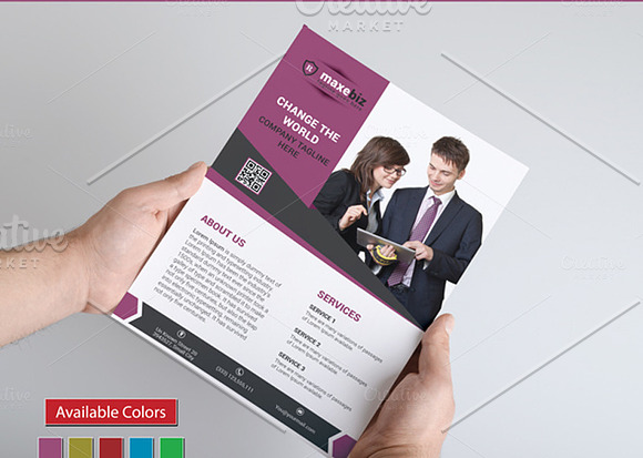 The First Corporate Flyer Template in Flyer Templates - product preview 1