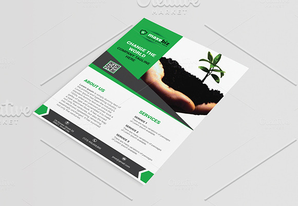 The First Corporate Flyer Template in Flyer Templates - product preview 4