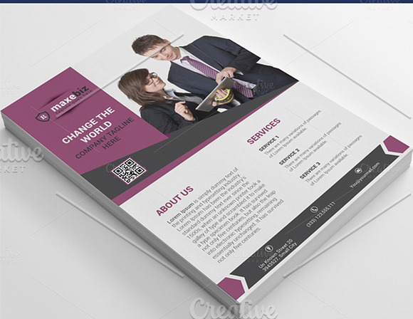 The First Corporate Flyer Template in Flyer Templates - product preview 5