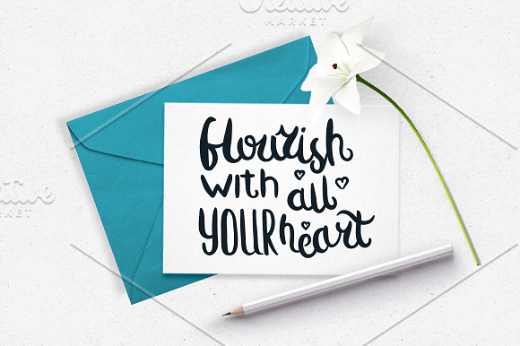 30 Handdrawn Quotes For Cards. in Illustrations - product preview 4