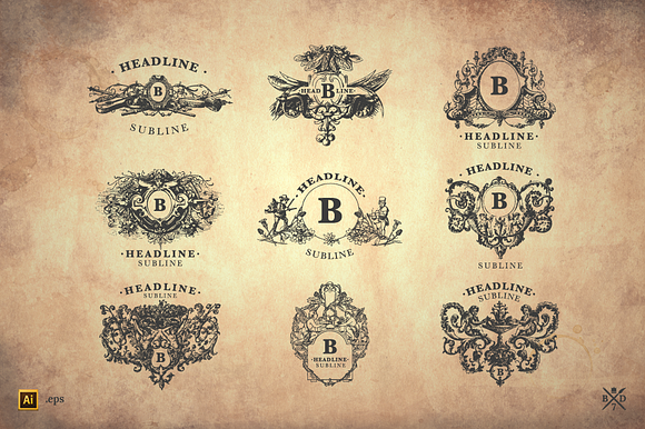 28 Historical Graphics in Illustrations - product preview 1