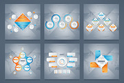 Business infographics modern concept set