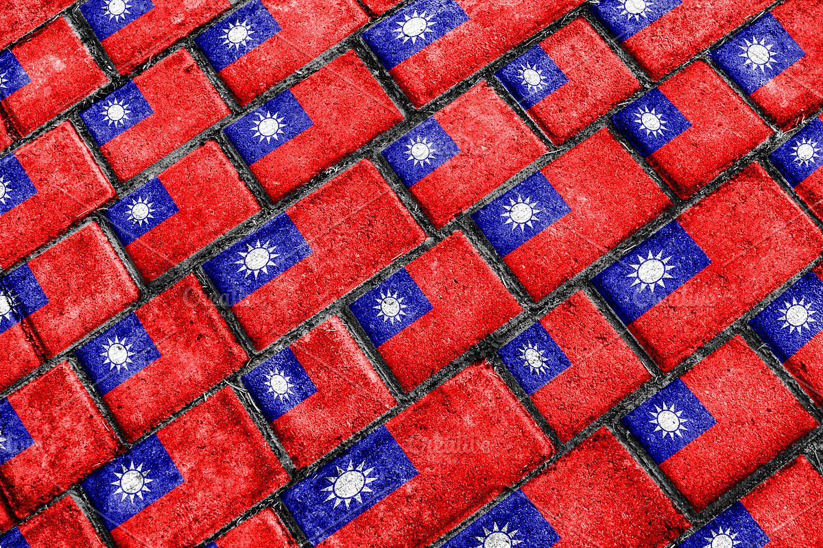Taiwan Flag Urban Grunge Pattern in Patterns - product preview 8
