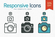 Responsive Icons – The Complete Pack