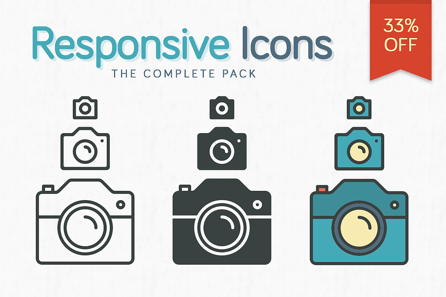 Responsive Icons – The Complete Pack