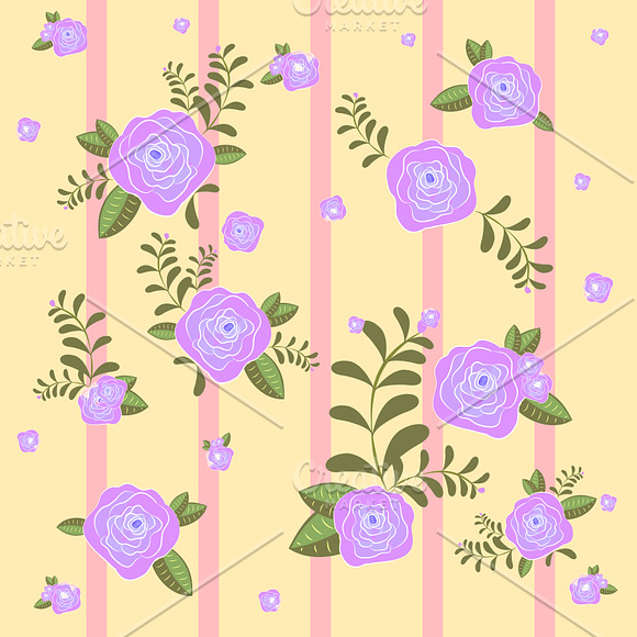 Mega bundle. 72 floral patterns. in Patterns - product preview 7