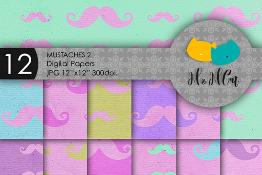 Mustaches patterns in Patterns - product preview 8