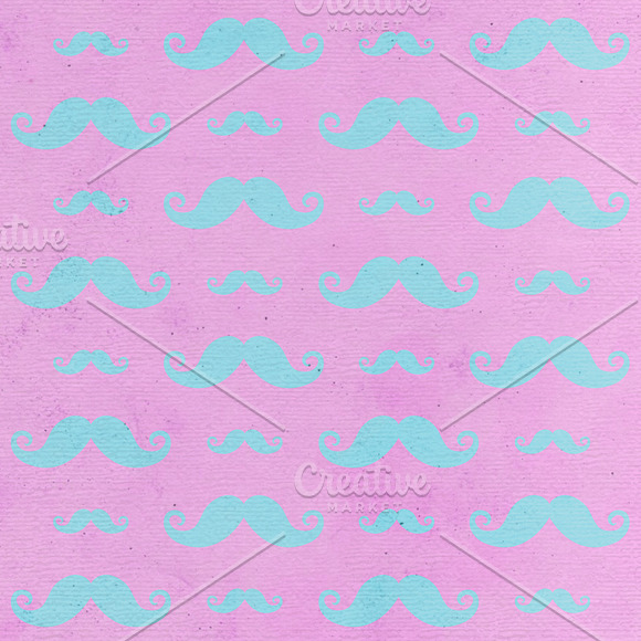 Mustaches patterns in Patterns - product preview 1