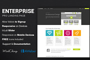 Enterprise Modern App Landing Page