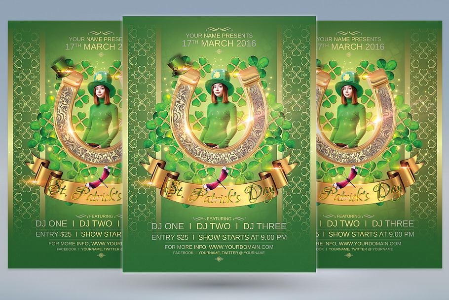 St Patrick's Day Flyer in Flyer Templates - product preview 8