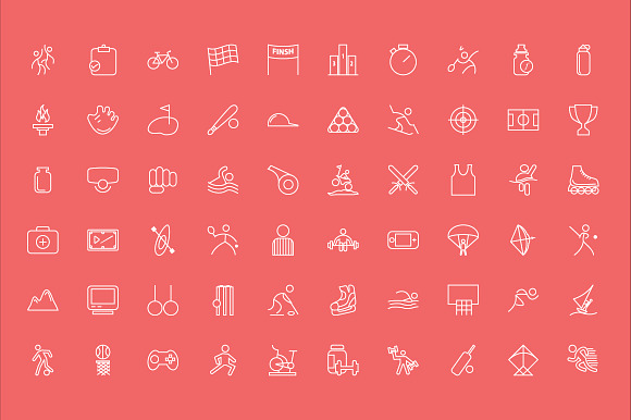 150 Sports Vector Icons in Sports Icons - product preview 2