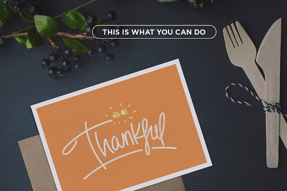 Fall Greeting Card MockUp in Print Mockups - product preview 2