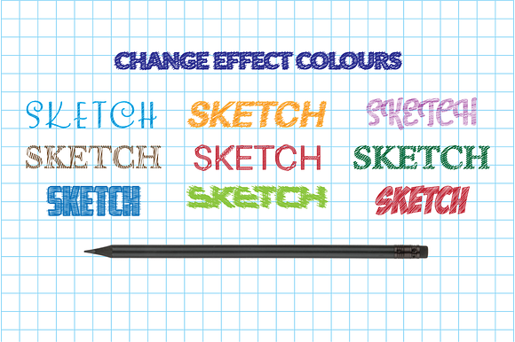 Illustrator Sketch Text Effects in Photoshop Layer Styles - product preview 3