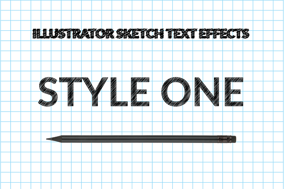 Illustrator Sketch Text Effects in Photoshop Layer Styles - product preview 5