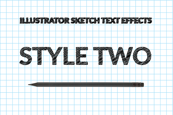 Illustrator Sketch Text Effects in Photoshop Layer Styles - product preview 6