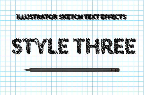 Illustrator Sketch Text Effects in Photoshop Layer Styles - product preview 7