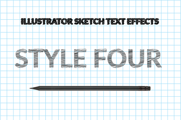 Illustrator Sketch Text Effects in Photoshop Layer Styles - product preview 8