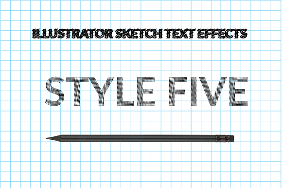 Illustrator Sketch Text Effects in Photoshop Layer Styles - product preview 9