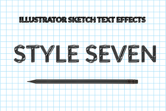 Illustrator Sketch Text Effects in Photoshop Layer Styles - product preview 11