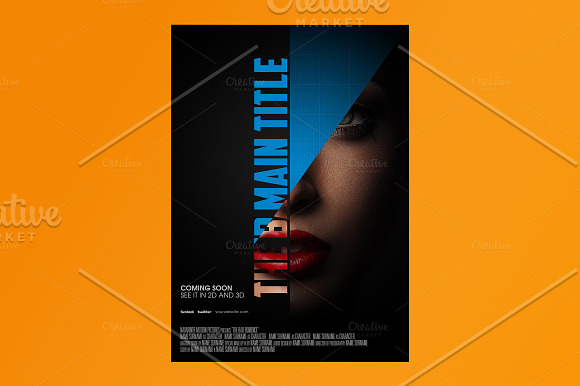 Theatrical Type Face Poster in Flyer Templates - product preview 1