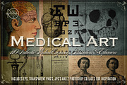 Medical Art | 110 EPS, PNG and JPG's