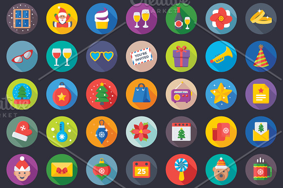 300 Flat Party and Celebration Icons in Icons - product preview 8