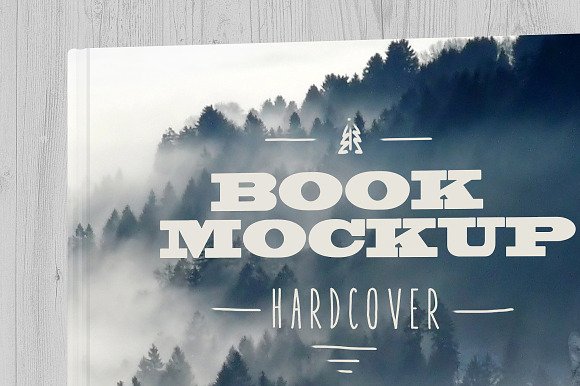 Book Mockup Hardcover in Print Mockups - product preview 7