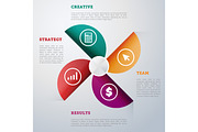 Infographics elements vector template