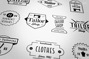 Tailor Store Badges Logos