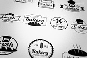 Bakery Shop Badges Logos
