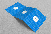 Trifold Mockups A4 x 3